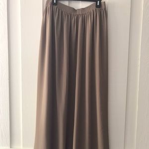 Floor length maxi skirt